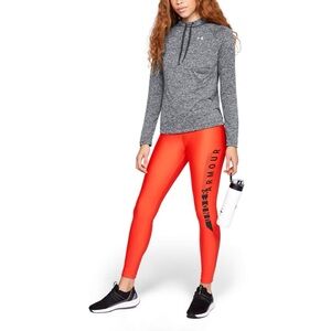 Under Armour size Lg red leggings, side leg Graphic, fitted, activewear, yoga